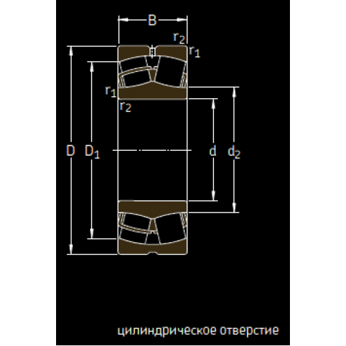 Размеры подшипника 2313